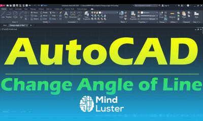 AutoCAD Change Angle of Line