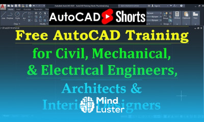 Free AutoCAD Training for Civil Mechanical Electrical Engineers Architects Interior Des Shorts
