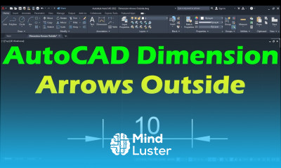 AutoCAD Dimension Arrows Outside