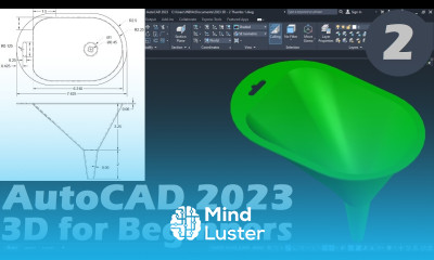 AutoCAD 2023 3D Tutorial for Beginners 2