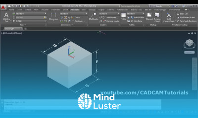 AutoCAD 3D Dimensioning Tutorial AutoCAD 3D Dimension in Z Axis AutoCAD 3D Tips and Tricks