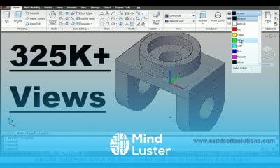AutoCAD 3D Practice Drawing Exercise AutoCAD 2010 Dynamic UCS Mirror 3D