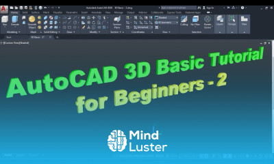 AutoCAD 3D Basic Tutorial for Beginners 2