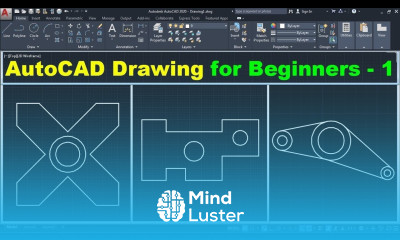 Learn AutoCAD Drawing Tutorial for Beginners 1 - Mind Luster