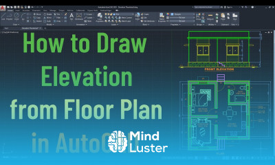 How to Draw Elevation from Floor Plan in AutoCAD