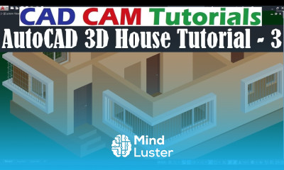 AutoCAD 3D House Modeling Tutorial 3