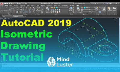 AutoCAD 2019 Isometric Drawing Tutorial for Beginners