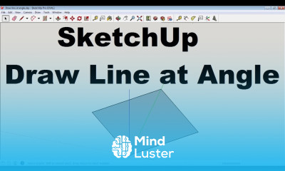SketchUp Draw Line at Angle