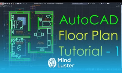AutoCAD Simple Floor Plan for Beginners 1 of 5