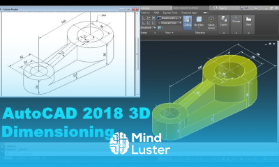 Learn AutoCAD 2018 3D Dimensioning Tutorial - Mind Luster