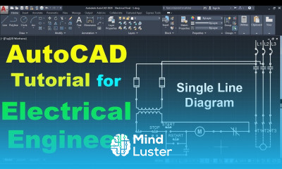 AutoCAD Single Line Diagram Drawing Tutorial for Electrical Engineers