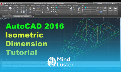 AutoCAD 2016 Isometric Dimension Tutorial
