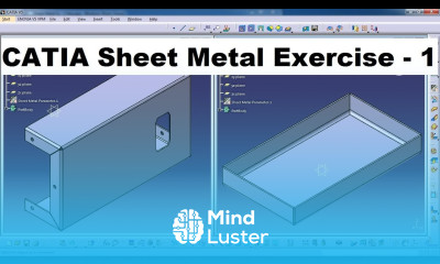 CATIA Sheet Metal Exercises for Beginners 1