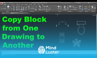 AutoCAD Copy Block Between Drawings AutoCAD Copy Block from One Drawing to Another