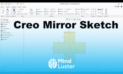 Creo Mirror Sketch How to use Mirror in Creo Sketch