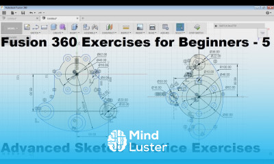 Fusion 360 Sketch Tutorial Fusion 360 Practice Exercises for Beginners 5
