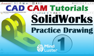 Learn SolidWorks Basic Practice Drawing Exercise for Beginners 1 - Mind ...