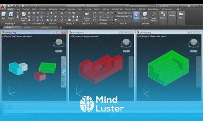 AutoCAD 3D Box Command Tutorial Complete Center Cube Length 2Points 3D Exercises using Box