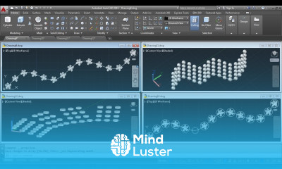 AutoCAD Path Array Command Tutorial Complete AutoCAD 3D Array Along Path Incremental Elevation