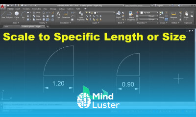 Learn AutoCAD Scale to Specific Length AutoCAD Scale to Specific Size ...