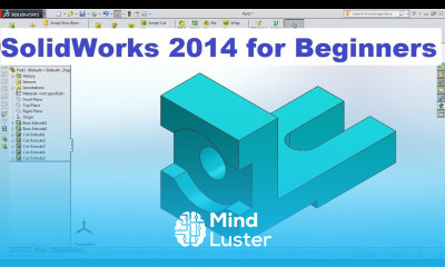 SolidWorks 2014 Basic Part Modeling Design Tutorial for Beginners