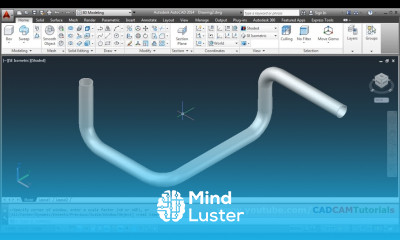 AutoCAD 3D Pipe Design Tutorial How to Create 3D Pipe in AutoCAD