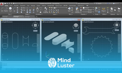 AutoCAD Region Command Tutorial Complete Union Mass Properties Substract Intersect Extrude