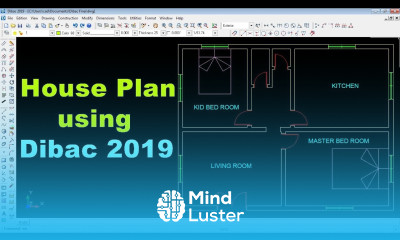 Easy and Fast House Floor Plan Design Software Dibac CAD 2019