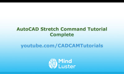 AutoCAD Stretch Command Tutorial Complete Stretch Multiple Lines Horizontally Multiple Objects