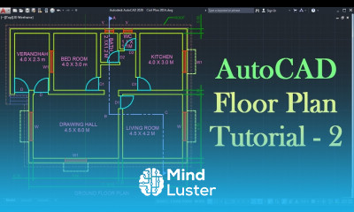 AutoCAD Floor Plan Tutorial for Beginners 2