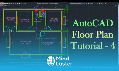 AutoCAD Floor Plan Tutorial for Beginners 4