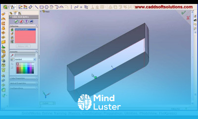 SolidWorks Fillet Surface Tutorial Surface Modeling Tutorial