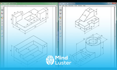 Pro Engineer Part Modeling Training Exercises for Beginners 1