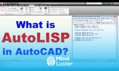 AutoCAD Programming in autocad for beginners Tutorial - Mind Luster