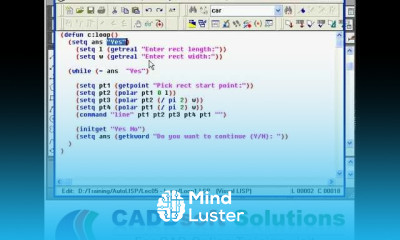 AutoLISP Programming Tutorial 5A