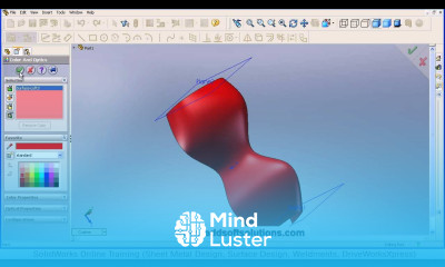 SolidWorks Surface Loft Tutorial SolidWorks Surface Modeling Tutorial