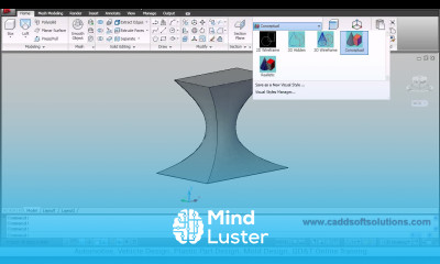 AutoCAD 3D Loft Cross Section Path Guide Command Tutorial AutoCAD 2010