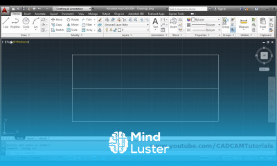 AutoCAD Draw Line from Midpoint