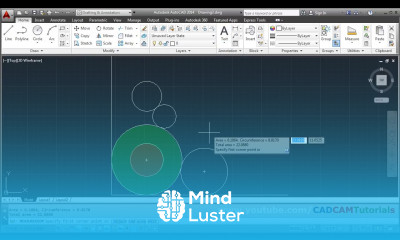 How to Measure Circle Area Circumference in AutoCAD