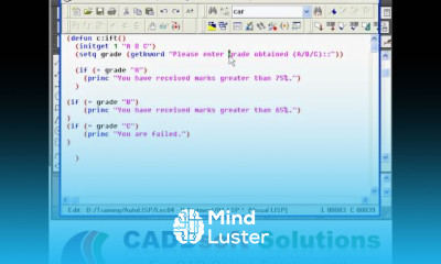 AutoLISP Programming Tutorial 4A
