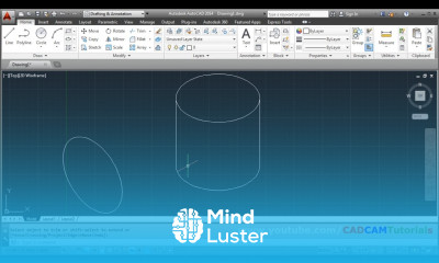 How to Draw Circle Cylinder in Isometric View in AutoCAD