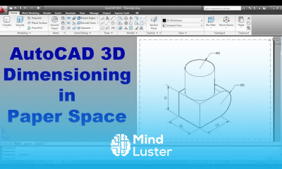 AutoCAD 3D Dimensioning in Paper Space