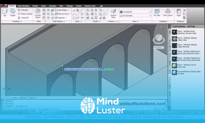 AutoCAD 3D Bridge Tutorial AutoCAD 2010