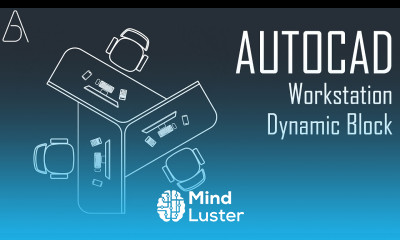 Office Workstation Dynamic Block AutoCAD Tutorial 1