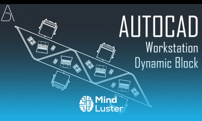 Office Workstation Dynamic Block AutoCAD Tutorial 2