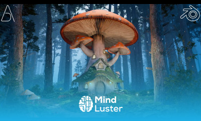 Mushroom House l Create a Fantasy Environment in Blender 4 0