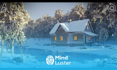 Creating Winter House in Blender