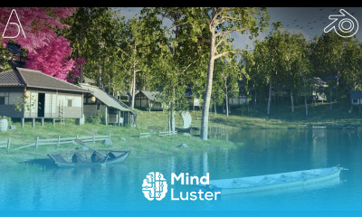 Creating A Japanese style Landscape In Blender