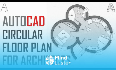AutoCAD Circular Floor Plan For Architects
