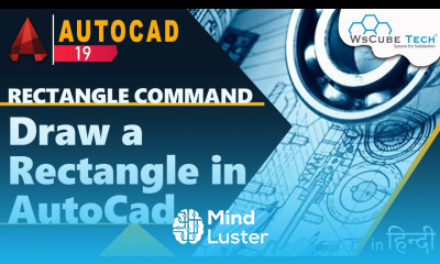 Rectangle in AutoCad How to Draw Rectangle in AutoCad AutoCad Rectangle Command Tutorial 19